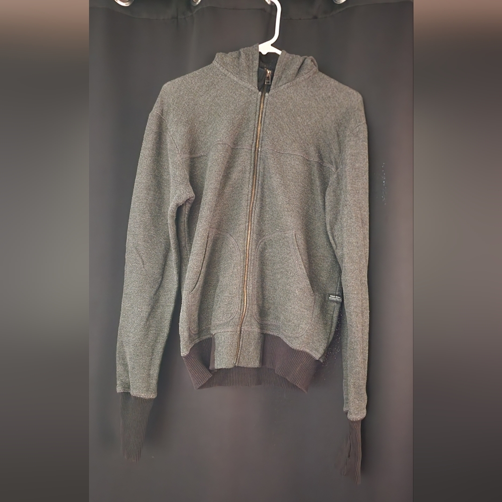 Field Scout Unisex Hooded Gray and Black Hooded Sweater Size XL Used Unisex